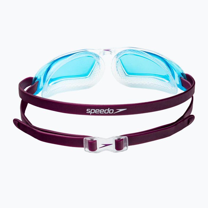 Speedo Hydropulse Junior deep plum/clear/light blue children's swimming goggles 68-12270D657 5
