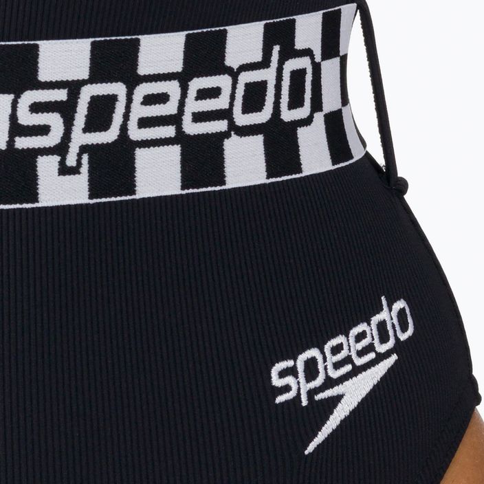 Speedo Belted Deep U-Back women's one-piece swimsuit black 23630001 4