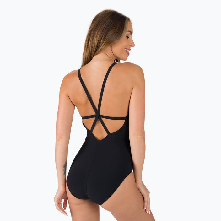 Speedo Opalglow women's one-piece swimsuit black-brown 68-12275F325 3