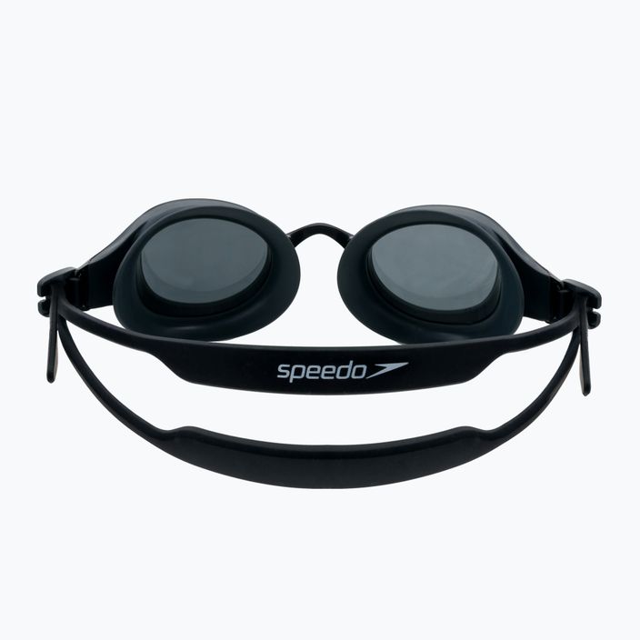 Speedo Hydropure black/usa charcoal/smoke swim goggles 68-126699140 5