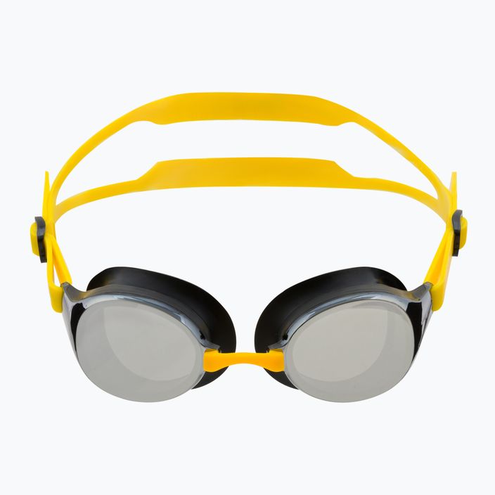 Speedo Hydropure Mirror Junior yellow/black/chrome children's swimming goggles 8-12671F277 2