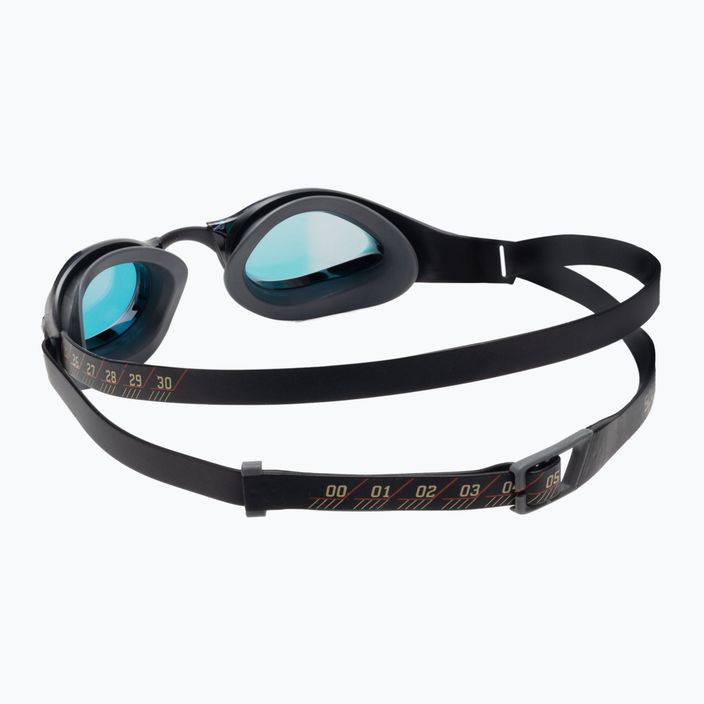 Speedo Fastskin Pure Focus Mirror swim goggles black/cool grey/fire gold 68-11778A260 4