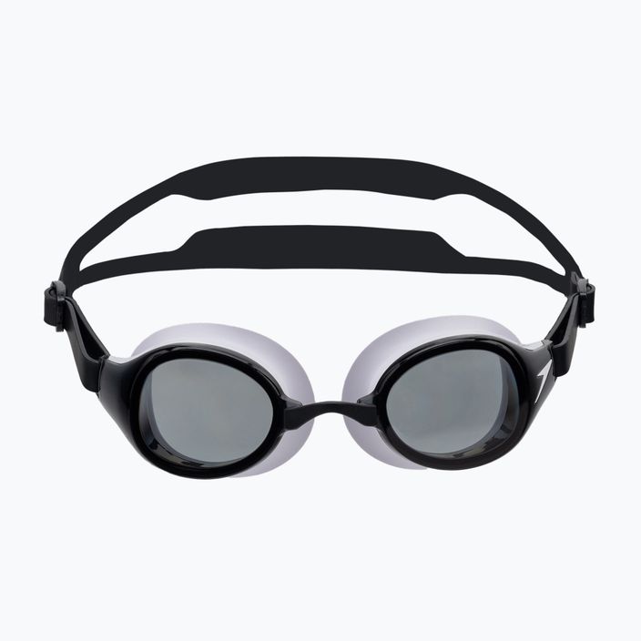 Speedo Hydropure black/white/smoke swim goggles 68-126697988 2
