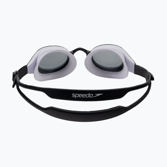 Speedo Hydropure black/white/smoke swim goggles 68-126697988 5