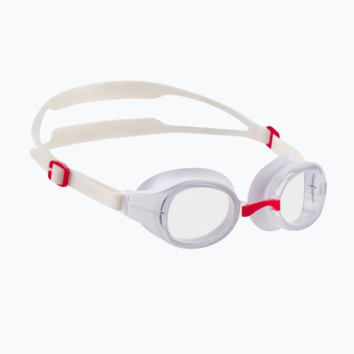 Speedo Hydropure white/red/clear swimming goggles 68-126698142