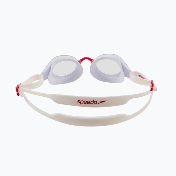 Speedo Hydropure white/red/clear swimming goggles 68-126698142 5