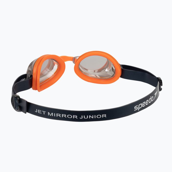 Speedo Jet Mirror Junior children's swimming goggles black 8-12636 4