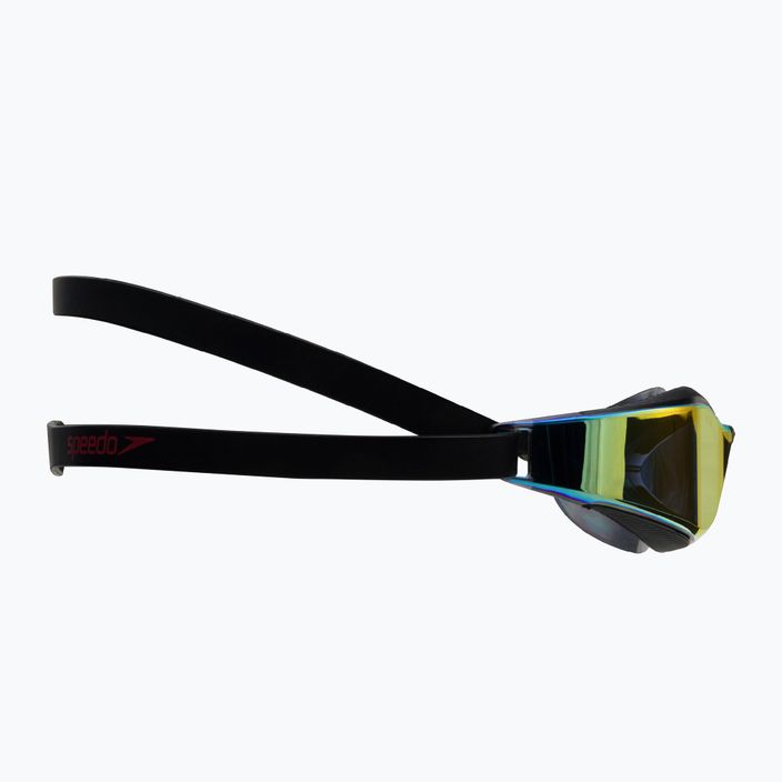 Speedo Fastskin Hyper Elite Mirror swim goggles black/oxid grey/fire gold 68-12818F977 3