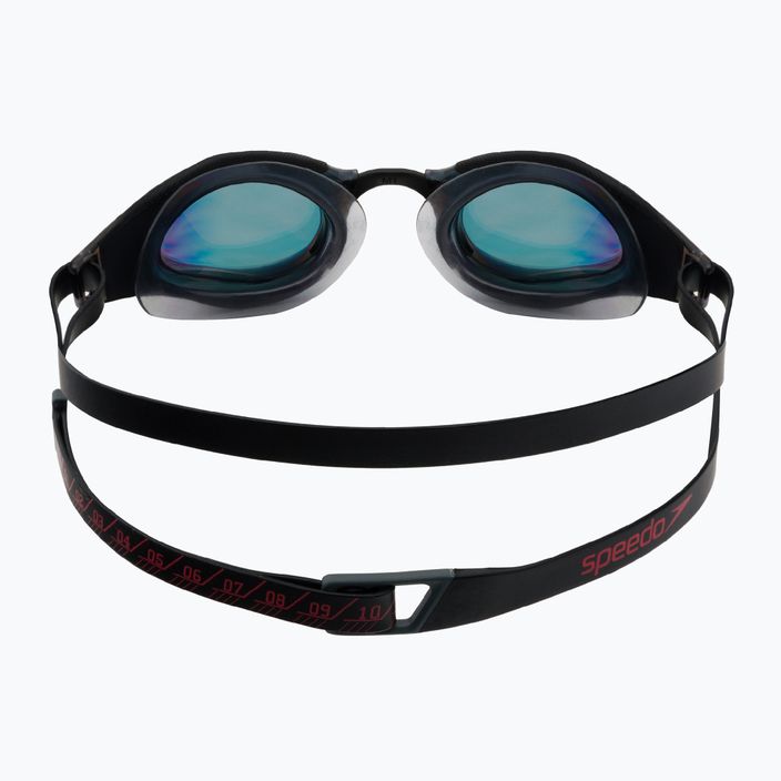 Speedo Fastskin Hyper Elite Mirror swim goggles black/oxid grey/fire gold 68-12818F977 5