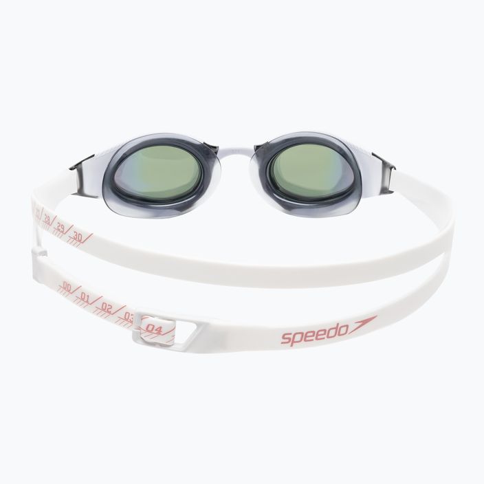 Speedo Fastskin Hyper Elite Mirror white/oxid grey/rose gold swim goggles 68-12818F979 5