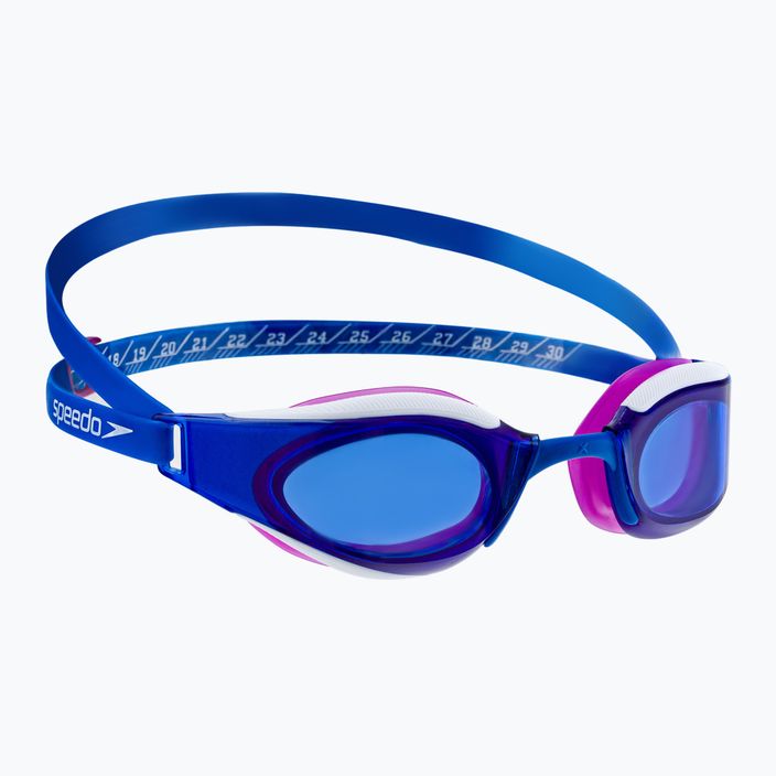 Speedo Fastskin Hyper Elite blue flame/diva/white swim goggles 68-12820F980