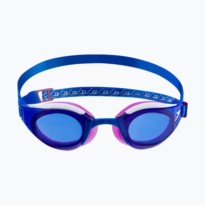 Speedo Fastskin Hyper Elite blue flame/diva/white swim goggles 68-12820F980 2