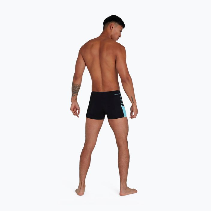 Men's Speedo Boom Logo Splice swim boxers black 12823F888 7