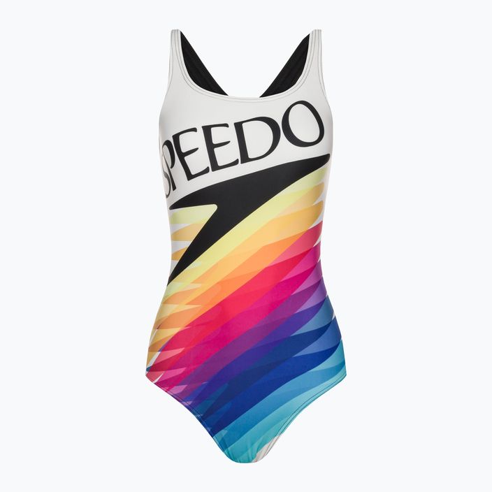 Speedo Retro Placement Medalist women's one-piece swimsuit white 68-12199G072 6