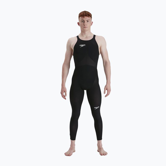 Speedo Fastskin men's one-piece swimsuit LZR Elite Openwater Closedback Bodysuit black 8-10315F776 3