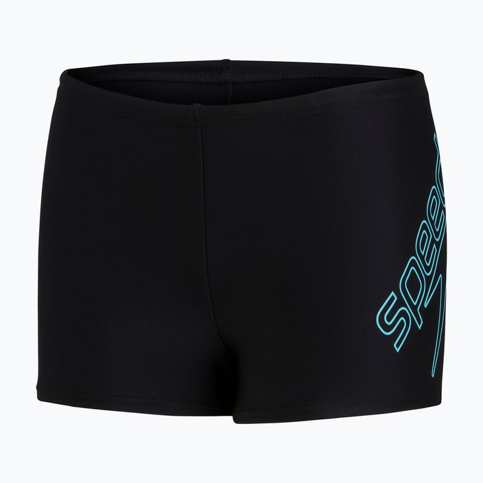 Men's Speedo Boom Logo Placement swim boxers black 68-12406F888 5