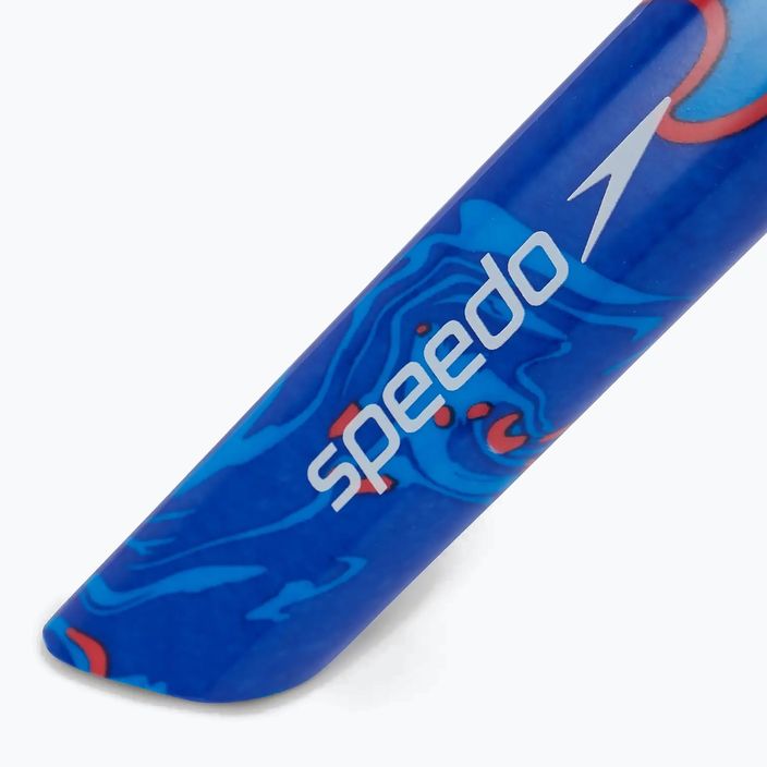 Speedo Centre bllue flame/pool blue/fluo tangerine swim snorkel 2