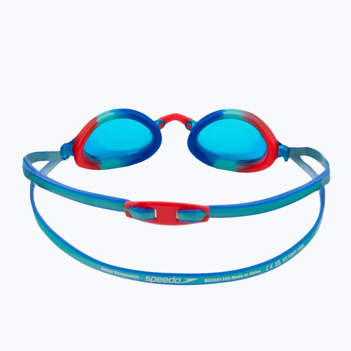 Speedo Vengeance Junior tile/beautiful blue/lava red/blue children's swimming goggles 68-11323G801 4
