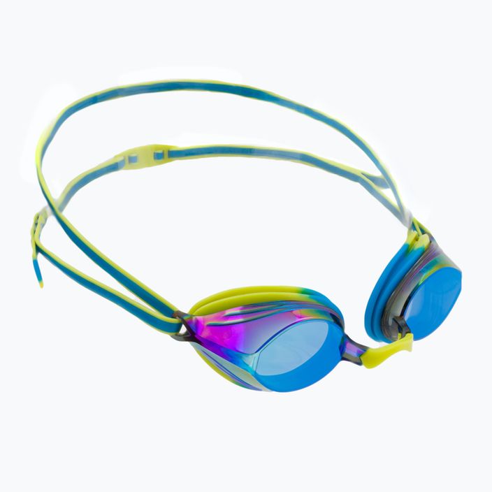 Speedo Vengeance Mirror Junior swimming goggles pool blue/atomic lime/ocean blue 68-11325G799