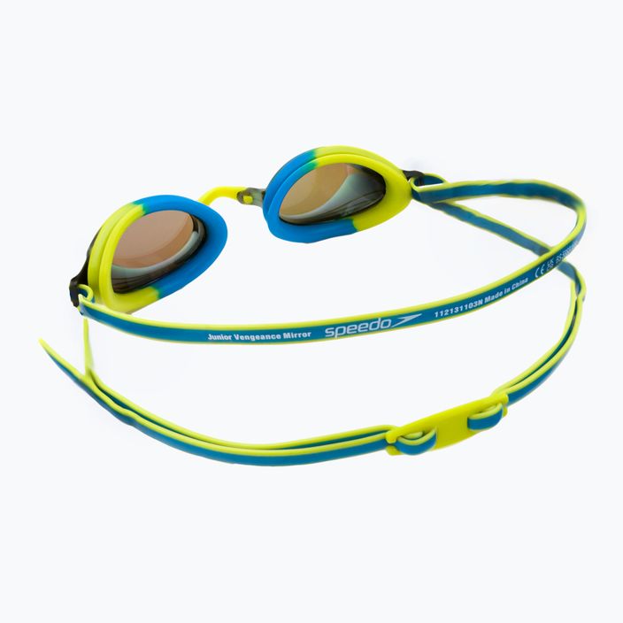 Speedo Vengeance Mirror Junior swimming goggles pool blue/atomic lime/ocean blue 68-11325G799 5