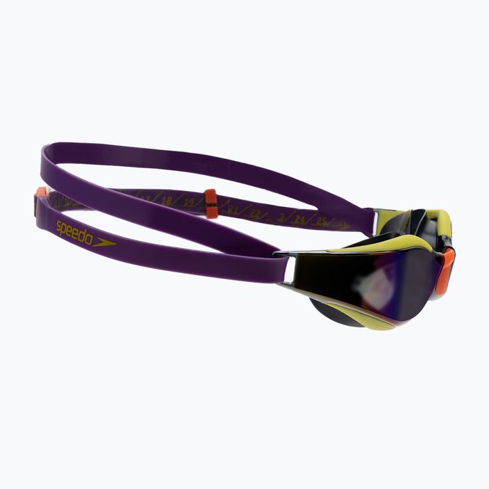 Speedo Fastskin Hyper Elite Mirror imperial/salso/atomic lime/violet swim goggles 68-12818G786 3