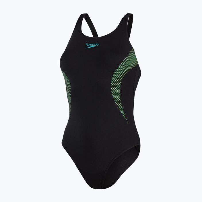 Speedo Placement Muscleback women's one-piece swimsuit black 68-08694 6