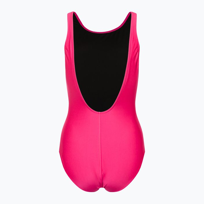 Speedo women's one-piece swimsuit Logo Deep U-Back pink 68-12369A657 2