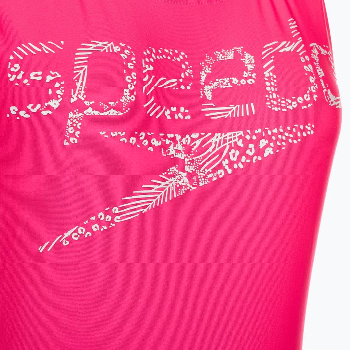 Speedo women's one-piece swimsuit Logo Deep U-Back pink 68-12369A657 3