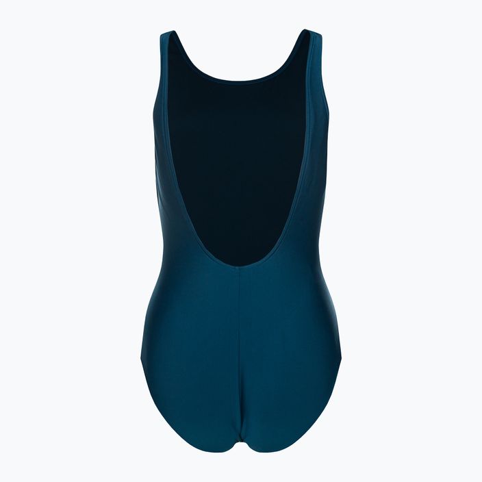 Women's one-piece swimsuit Speedo Logo Deep U-Back blue 68-12369G711 2