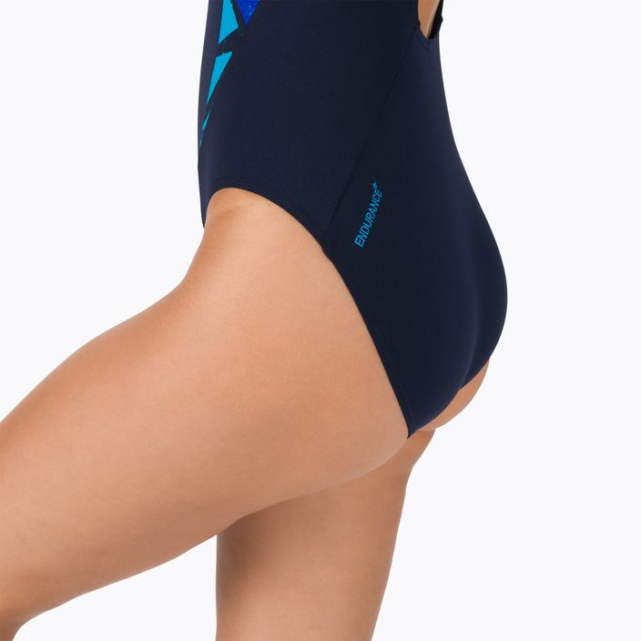 Speedo women's one-piece swimsuit Hyperboom Splice Muscleback navy blue 68-13470G719 6