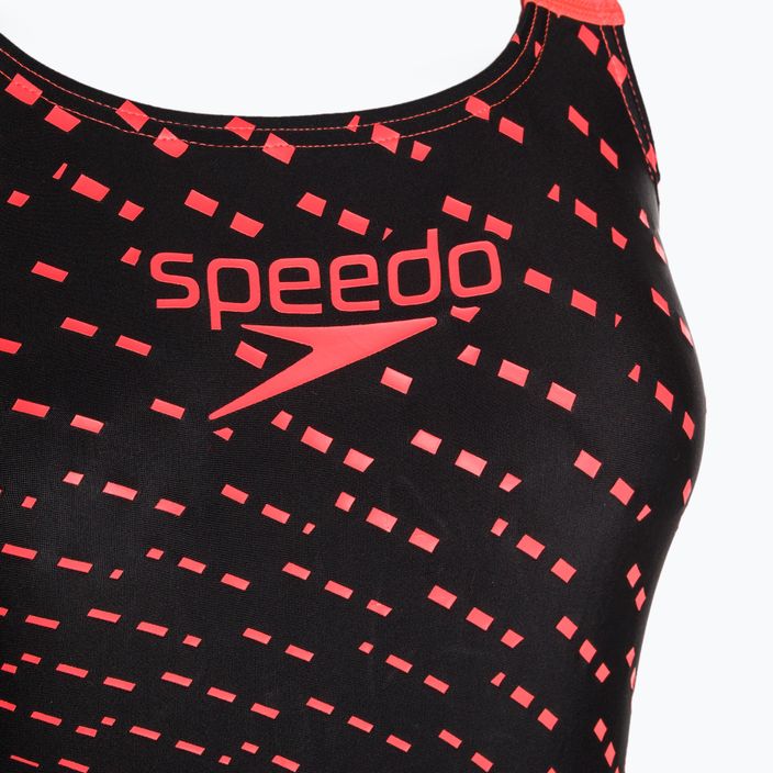 Speedo Medley Logo Medalist women's one-piece swimsuit black 8-13474B441 8