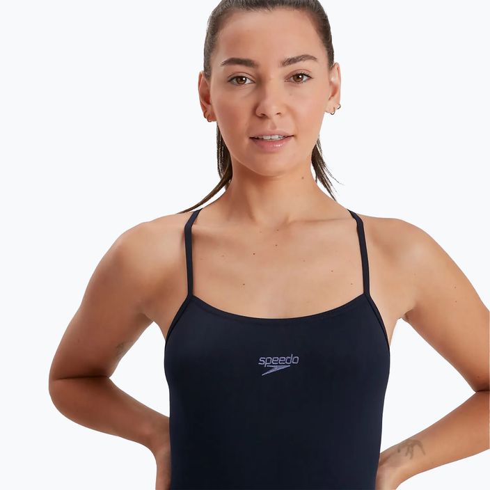 Speedo Endurance+ Thinstrap women's one-piece swimsuit true navy 6