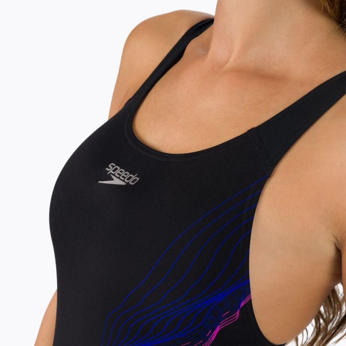 Speedo Placement Recordbreaker women's one-piece swimsuit black 68-09015G634 12