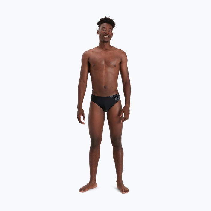 Men's Speedo Medley Logo 7cm Brief swim briefs black 8-09739G692 5