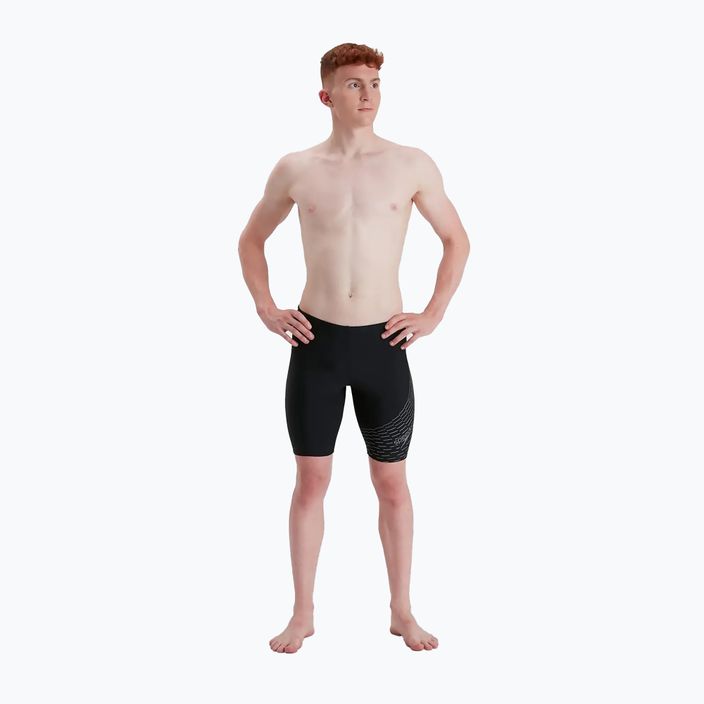 Men's Speedo Medley Logo Swim Jammer black 8-11355G692 5