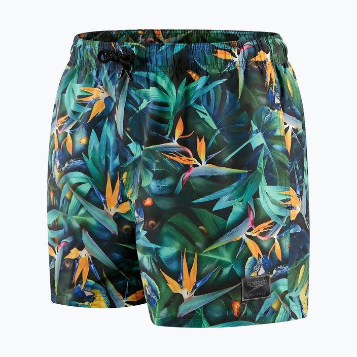 Men's Speedo Digital Printed Leisure 14" swim shorts green 68-13454G676