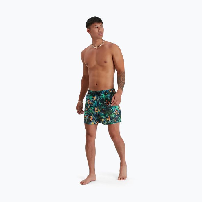 Men's Speedo Digital Printed Leisure 14" swim shorts green 68-13454G676 2