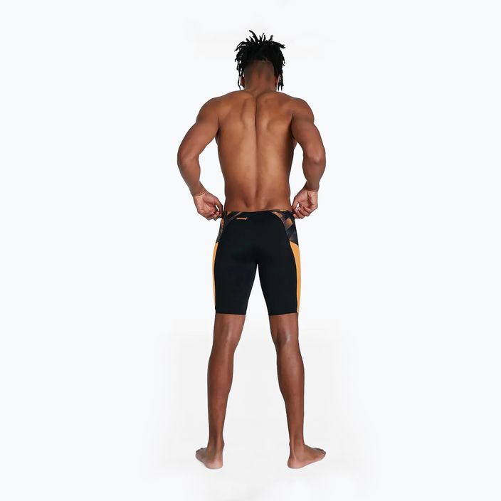 Speedo ECO Endurance+ Splice men's swim trunks black and orange 68-13444 7