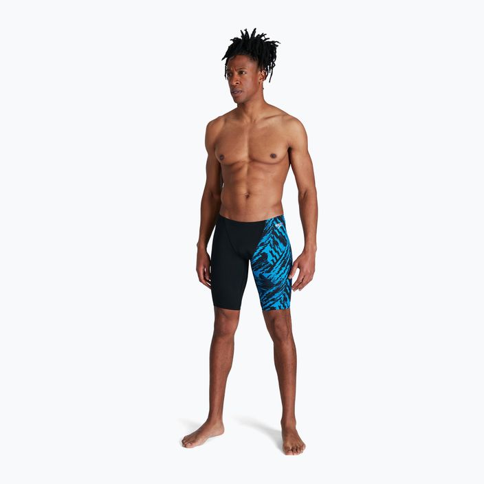 Men's Speedo Allover V-Cut swim jammers black 68-09735D812 6
