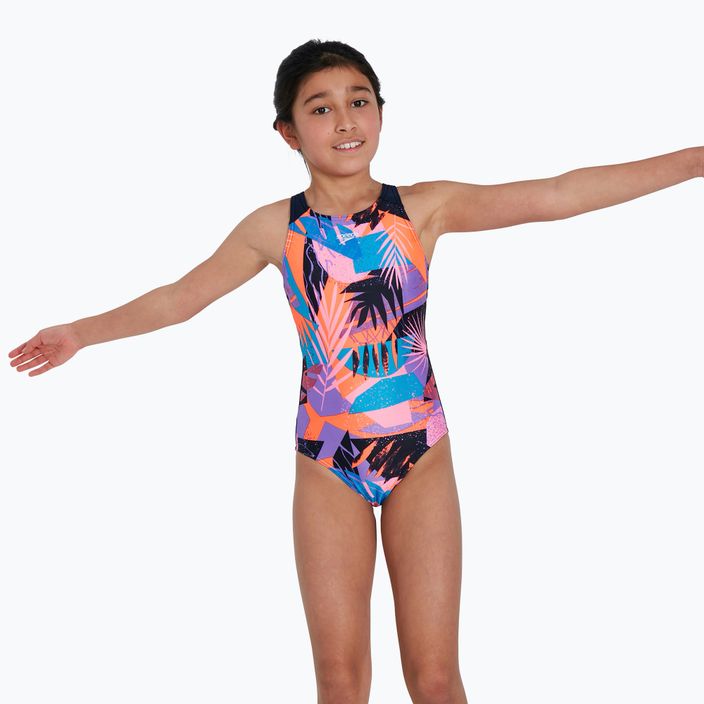 Speedo Allover Pulseback children's one-piece swimsuit colour 68-12676 6