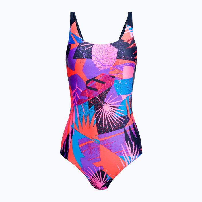 Speedo Allover Pulseback children's one-piece swimsuit colour 68-12676