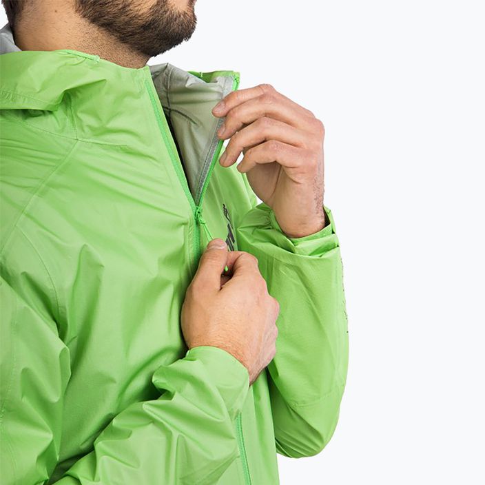 Men's running jacket Inov-8 Raceshell Pro FZ green 4