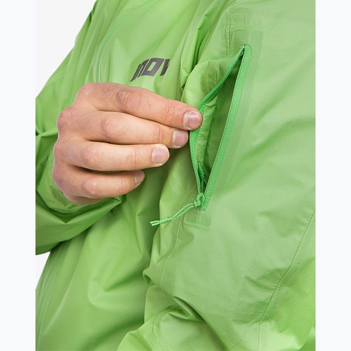 Men's running jacket Inov-8 Raceshell Pro FZ green 6