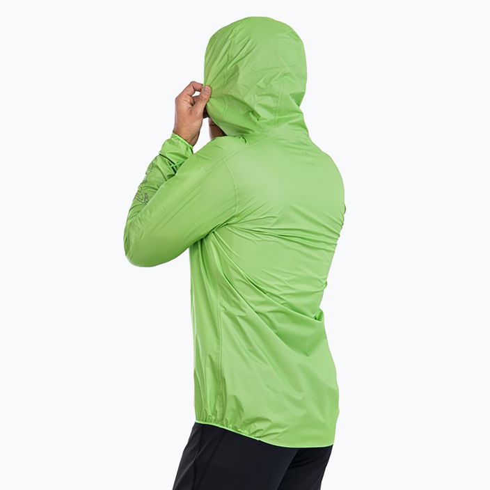 Men's running jacket Inov-8 Raceshell Pro FZ green 9
