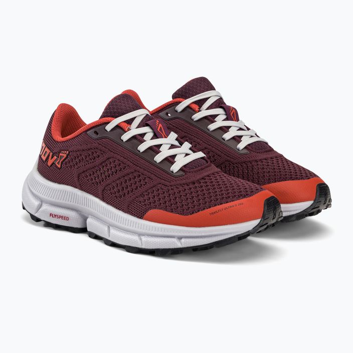 Women's running shoes Inov-8 Trailfly Ultra G 280 red 001078 6