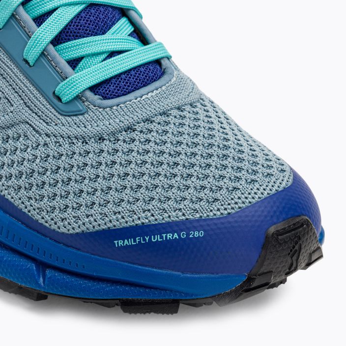 Women's running shoes Inov-8 Trailfly Ultra G 280 light blue/blue 7