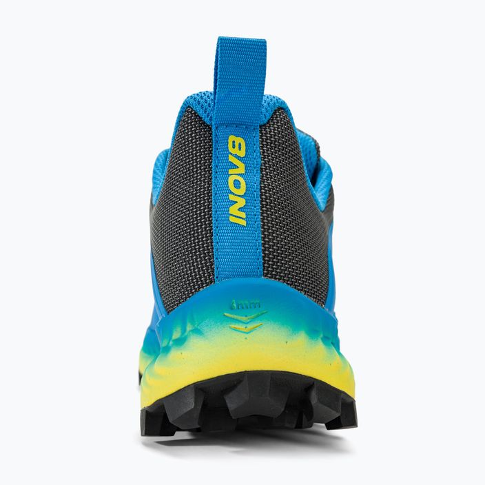 Men's Inov-8 Mudtalon dark grey/blue/yellow running shoes 6