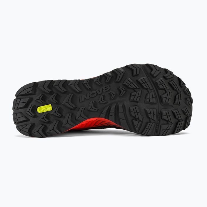 Men's Inov-8 Trailfly running shoes black/fiery red/dark grey 4