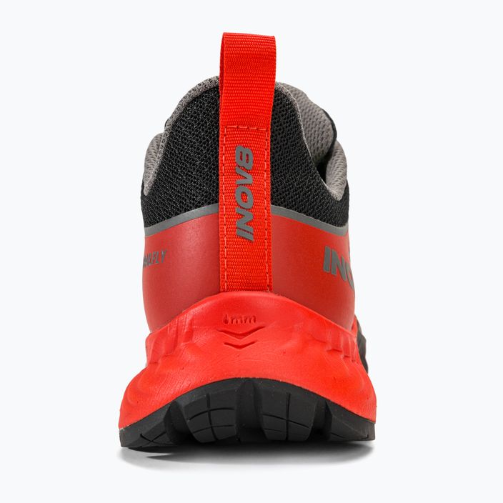Men's Inov-8 Trailfly running shoes black/fiery red/dark grey 6