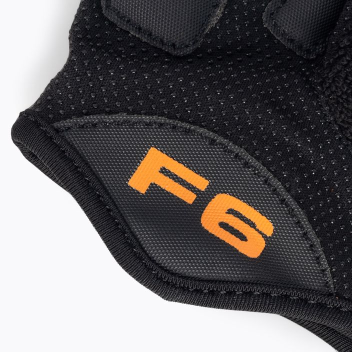 RDX Sumblimation F6 black-orange fitness gloves WGS-F6O 5